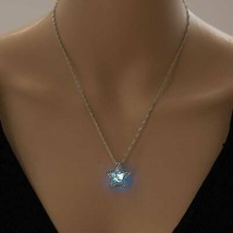 Jersey Shore Angel Zircon Luminous Five Pointed Pendant Necklace Star Jewelry19&quot; - £17.44 GBP
