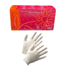 Blossom Latex Exam Gloves Medium 100/Bx BM-6227-LTX-PF - £11.79 GBP
