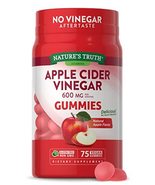 Nature's Truth Apple Cider Vinegar Gummies | 600 mg | 75 Gummies | Natural Apple - $15.34