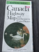 1973 Canada Eastern Sheet Highway Map and Northeastern United States map - £9.80 GBP