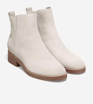 Cole Haan Women&#39;s River Chelsea Ankle Bootie Water Proof W25708 Birch Suede - $54.45