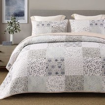 Exclusivo Mezcla Reversible Boho Quilt Set King Size, 3, 1 Quilt, 2 Pill... - $975.15 MXN