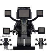 Large TV Man Skibidi Toilet Minifigures Building Blocks Toys - $4.49