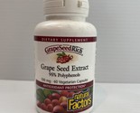 Natural Factors, Grape Seed Extract, 100 mg, 60 Vegetarian Capsules Exp ... - £33.68 GBP