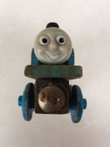 Used Thomas The Train &amp; Friends Wooden Railway #1 Blue Engine Magnetic Gullane - $16.63