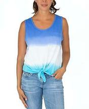 Rebellious One Juniors Tie-Dyed Tie-Front Tank Top, Various Sizes - £12.50 GBP