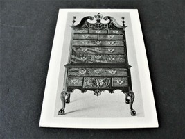 Mahogany high chest of drawers-c. 1765-80 - Winterthur Museum, 1950s Postcard. - £6.05 GBP