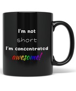 PixiDoodle Funny Awesome Short Person Coffee Mug (11 oz, Black) - €22,34 EUR+