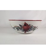 Lenox Winter Greetings 9.5&quot; Sentiment Bowl Live Well Laugh Often Love Much - $354.77 MXN