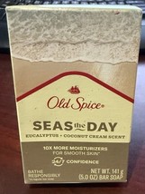 Old Spice Bar Soap Seas The Day 5oz 10x More Moisturizers For Smooth Skin - $185.30 MXN