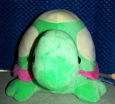 Plush Whimsical Green Turtle 10&quot; Plush Nwt - £8.65 GBP