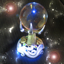 Haunted Halloween Crystal Ball Unlock All Power Gifts Portal Samhain Magick - £510.43 GBP