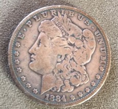 1884 Morgan Silver Dollar $1 Coin - $74.99
