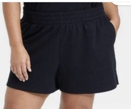 AVA AVA Womens Charcoal M9R91X Size 4X(28W/30W)Active Shorts - £25.50 GBP