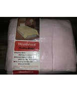 Westbrook ~ Blanket Mid Century Acrylic Pink 72&quot; x 84&quot; Twin/Full NOS New... - $44.54