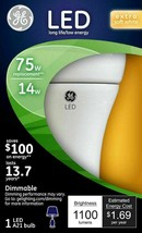 GE LED Bulb Extra Soft White A21 75/14 Watts V18 - £7.94 GBP