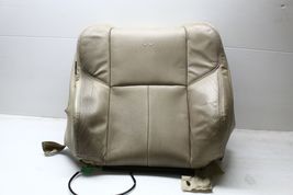 2005-2007 INFINITI G35 COUPE FRONT RIGHT PASSENGER UPPER SEAT COVER BEIGE P3934 image 10