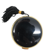 Vintage Lancôme Germany Compact Black Enamel Tassel Powder - $561.98 MXN