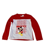 Disney Junior Mickey Mouse Toddler Boy Shirt 4T Red with White Graphic F... - $12.18 CAD