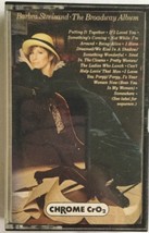 Barbra Streisand The Broadway Album Audio Music Cassette Tape 1985 - £2.37 GBP