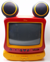 Disney Mickey Mouse 13&quot; Color TV Television &amp; DVD Player DT1350-C - £147.09 GBP