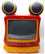 Disney Mickey Mouse 13" Color TV Television & DVD Player DT1350-C - £147.09 GBP