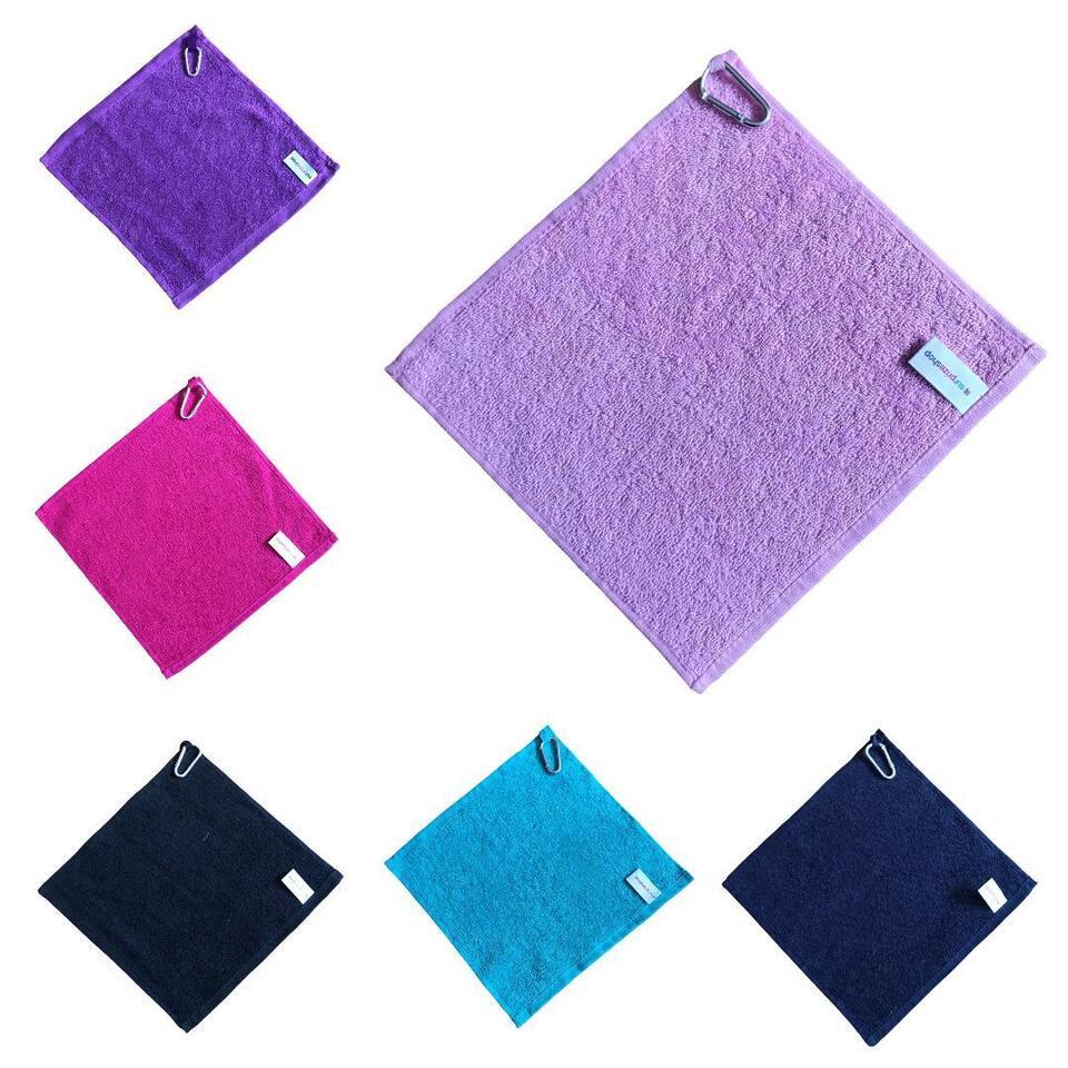 Surprizeshop Ladies Carabiner Golf Towel . Aqua, Black, Purple, Pink or ... - $6.70