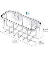 Dish Sponge Holder With 2 Suction Cups Ideal for Kitchen Sinks &amp; Bathroo... - $16.73