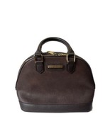 Adrienne Vittadini Double Handle Brown Dome Satchel Handbag NWOT - £38.66 GBP