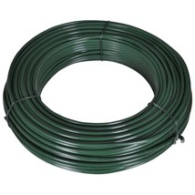  Fence Span Wire 180.4&#39; 0.08&quot;/0.12&quot; Steel Green - $79.69