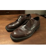 KENNETH COLE Mens Brown Leather Lace Up Square Toe Oxfords Size 12 - £37.27 GBP
