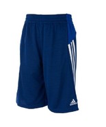 Adidas Big Boys M Blue Pockets Climalite Moisture Wicking Melange Shorts... - £13.22 GBP