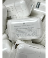 Lot of 5 Genuine Apple 12W USB Power Adapter Charger for iPhone iPad A1401 - $41.62 CAD