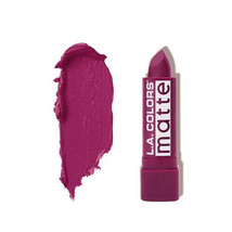 L.A. Colors Matte Lip Color - Lipstick - Purple Shade CML513 *Stay Put Plum* - £1.56 GBP