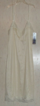 NWT WOMENS LORRAINE IVORY NON CLING NO RIDE UP FULL SLIP   SIZE 32  MADE... - $25.20