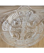 MCM Indiana Glass Killarney 2 Part Divided Footed Candy Relish Dish 8&quot; P... - €10,20 EUR