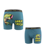 Men&#39;s Boxer Briefs Trunks Underwear Great Catch Comfortable Undies Fishi... - $19.75 CAD