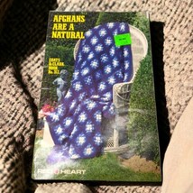 Afghans Are A Natural Crochet Pattern Booklet Coats & Clark 312 Seven Design - $4.25
