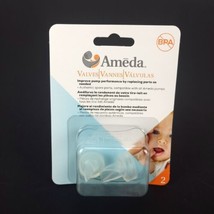 Ameda Breast Pump Valves Clear 1 Pair BPA Free New - $11.87
