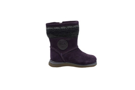 [67571] Clarks Snugglehug Girls Toddlers Purple/Grey Boots - $52.47