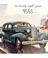 Cadillac Series 60 5 Pass Sedan 1937 Advertisement Automobilia Lithograp... - $760.08 MXN