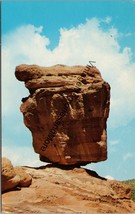 Balanced Rock Garden of the God Colorado Postcard PC318 - £3.97 GBP