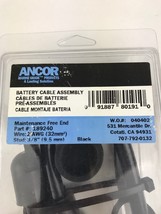 189240 - Ancor Battery Cable Assembly, 2 AWG (32mm) Wire, 3/8&quot; (9.5mm) Stud - £7.84 GBP