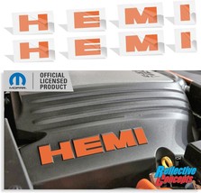 HEMI Engine Cover Decals (pair) for Charger and Challenger  5.7 Liter - $15.00