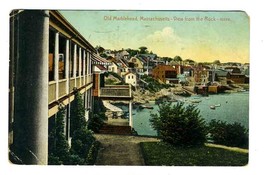 Old Marblehead Massachusetts View for the Rock Mere Postcard 1912 - £9.28 GBP