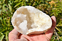 Open Quartz Crystal GEODES from Morocco * 3-5 Size * Choice Actual Geode from 20 - £5.53 GBP+