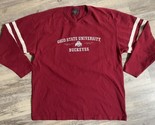 Vtg Ohio State Buckeyes OSU Long Sleeve V-Neck Shirt Unisex Size L Cotton - $16.39