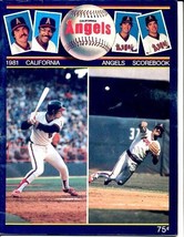 CALIFORNIA ANGELS 1981-SCOREBOOK-R.JACKSON EX - $18.62