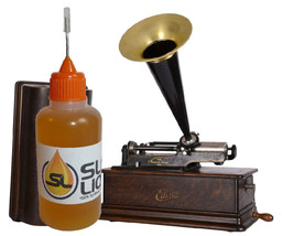 Slick Liquid Lube Bearings BEST 100% Synthetic Oil for Edison Phonographs Phone - £7.49 GBP