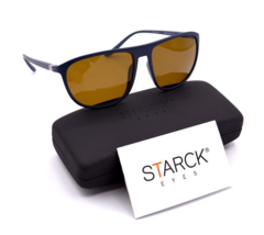 NEW STARCK BIOSUN SH5010 BLUE BROWN POLARIZED AUTHENTIC SUNGLASSES 57-16... - £98.09 GBP